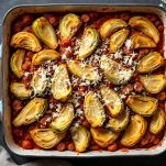 parmigiana di carciofi da cuocere in forno