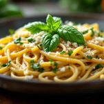 Pasta alle noci pronta