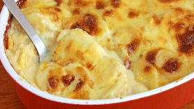 Patate al latte gratinate