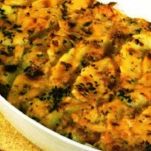 Patate con crema al prosciutto