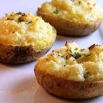 Patate farcite alla panna