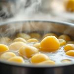 La preparazione delle patate