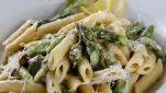 Penne con asparagi e tartufo nero