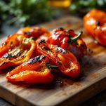 Peperoni cotti in forno