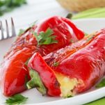 Peperoni ripieni di feta
