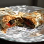 Piadine con dadolata di verdure