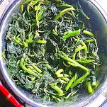 Pizza bianca con catalogna e primo sale