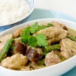 Pollo al curry verde