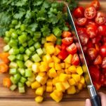 Verdure per le polpette