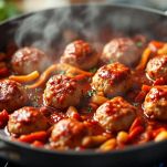 Unite le verdure e lasciate insaporire