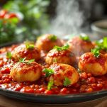 polpette di pane pronte per essere servite