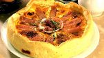 Quiche al formaggio e prosciutto crudo