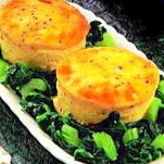 Sformatini alla fontina e spinaci