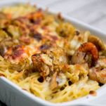 Sformato di mare con mozzarella