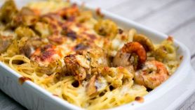 Sformato di mare con mozzarella