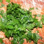 Sformato di uova e funghi freschi