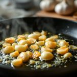 Soffritto per gli spaghetti alle cozze