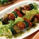 Spiedini di verdure alla brace