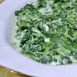 Spinaci al latte