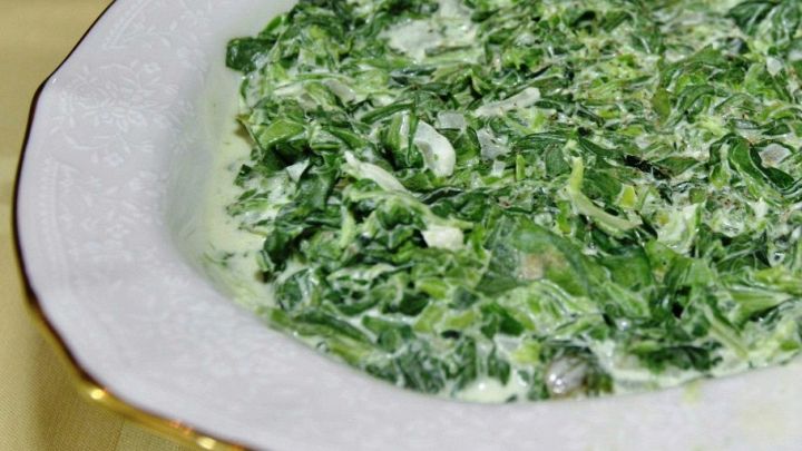 Spinaci al latte