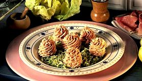 Spumini di ricotta, prosciutto e mascarpone