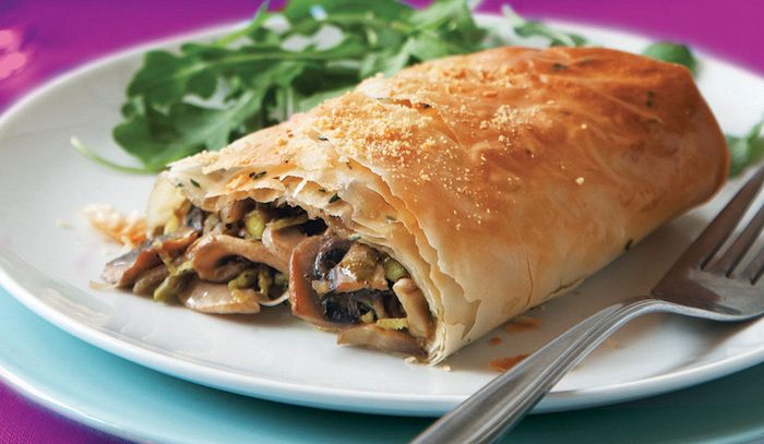 Strudel ai funghi