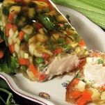 Terrina di legumi con patè di magro