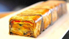 Terrina di legumi con patè di magro