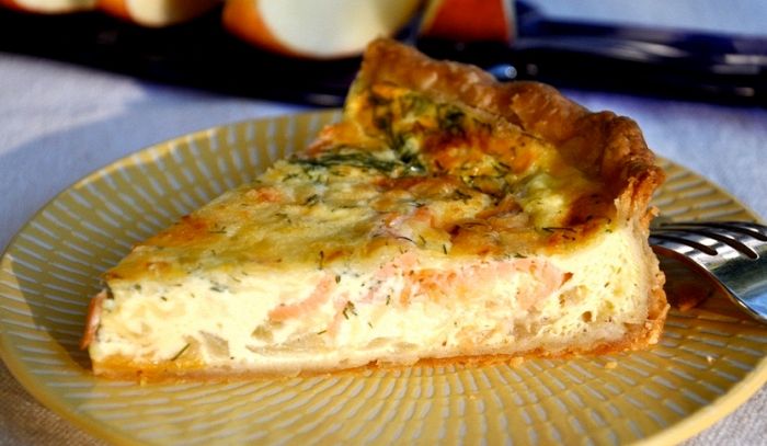 Torta al salmone