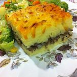 Torta di patate e fagiolini