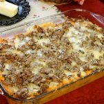 Torta di patate e salsiccia