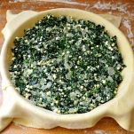 Torta di spinaci e parmigiano