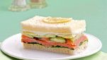 Tramezzini con trota salmonata