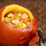 Verdure miste nella zucca