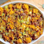 Zucca con le salsicce