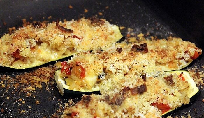 Zucchine ripiene alla cagliaritana