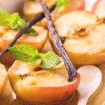 Mele al forno con miele