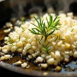 Soffritto di cipollina e rosmarino