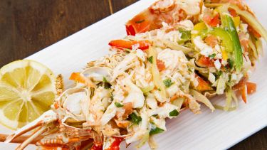 astice alla catalana è pronta da gustare.