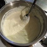 Bomba di polenta con speck e provola