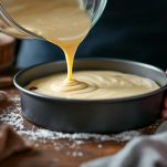 Coprite il tutto con il resto del composto e rimettete la tortiera nel forno