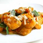 Gnocchi di zucca al burro e ricotta affumicata