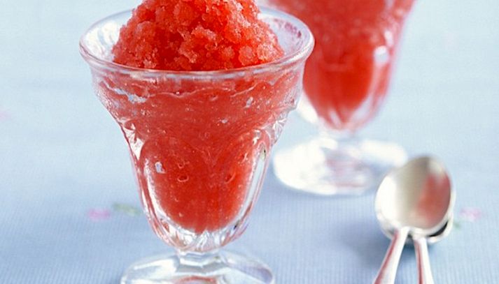 Granita alla fragola