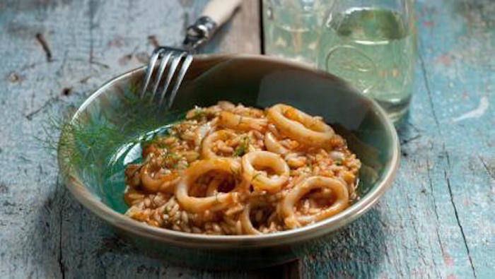 Insalata di orzo alle seppioline