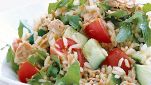 Insalata di riso con tonno e pomodorini