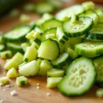 La preparazione del cetriolo