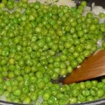 Minestra delicata di piselli