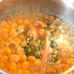 Minestra di ceci e zucca
