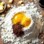 I principali ingredienti dei moretti al cacao