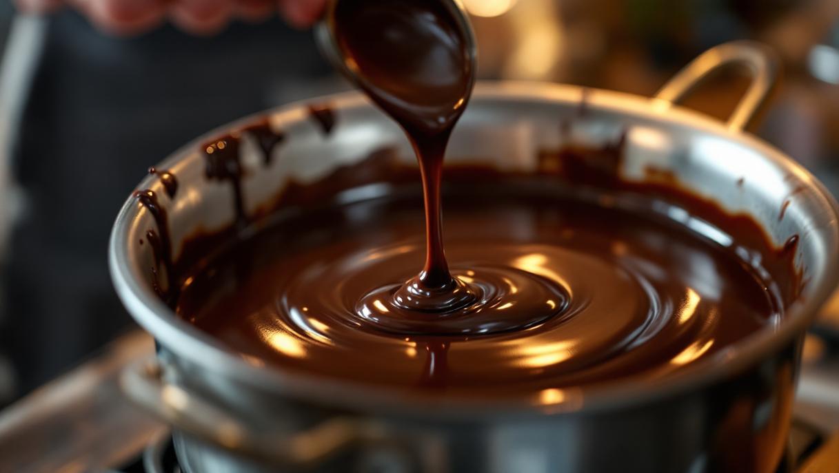 Cioccolato fondente per i moretti al cacao